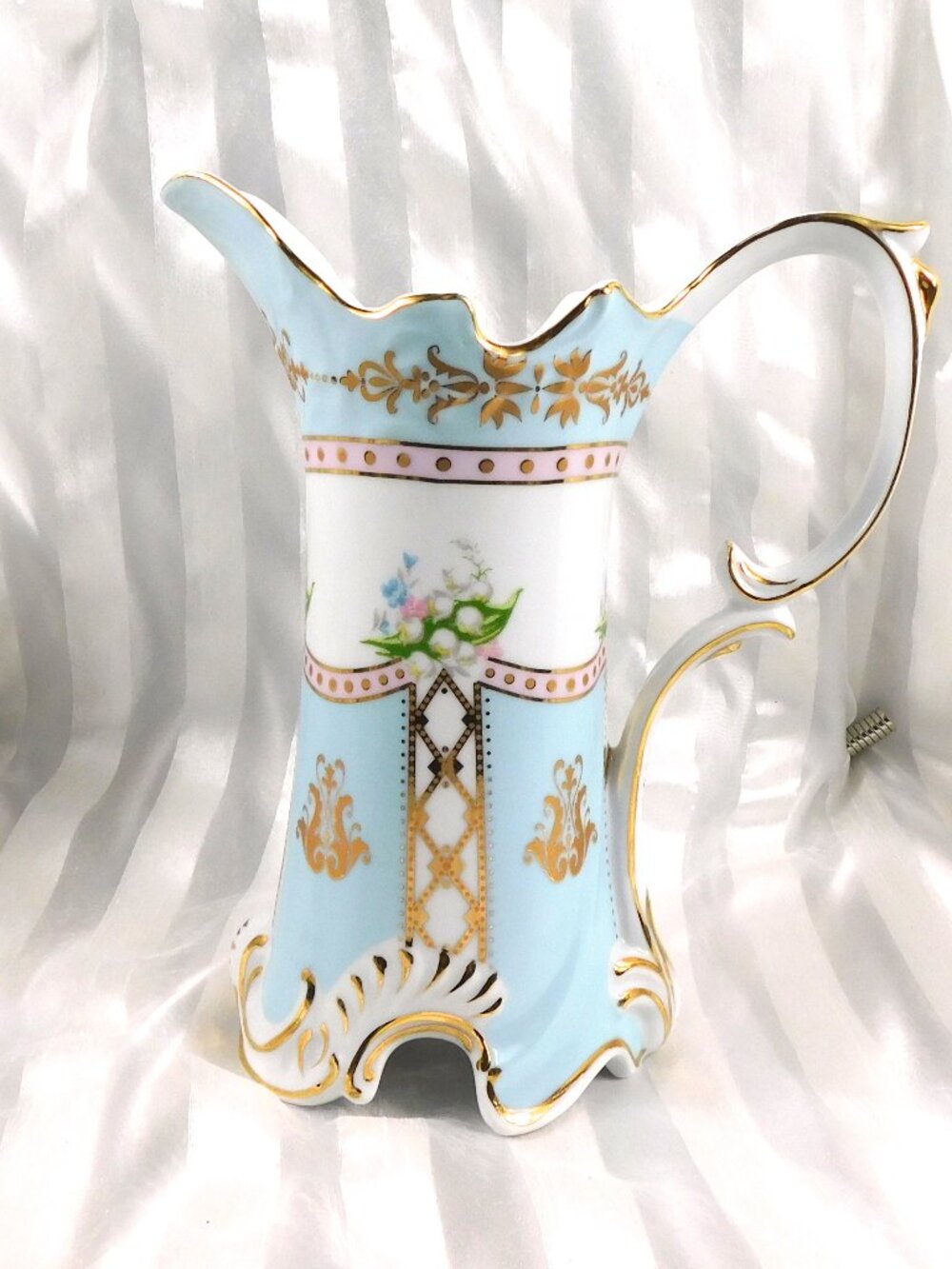 Royal Danube Blue and White Pitcher # 26961